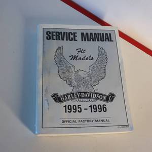 lot 23 image: Harley Davidson Service Manual - FLT models, 1995-96