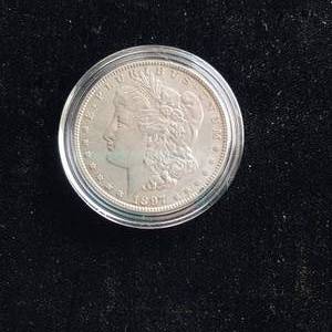 lot 11 image: 1897-P Morgan Dollar - Ungraded