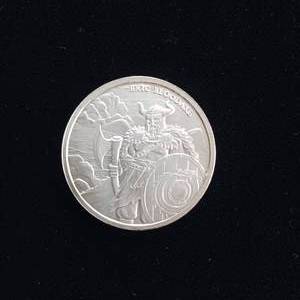 lot 37 image: 1 oz Silver Bullion Coin - Eric Bloodaxe