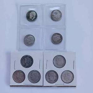 lot 53 image: Mixed Pre-65 Dime Mixed Collection - 10 dimes total, 1 dollar face value