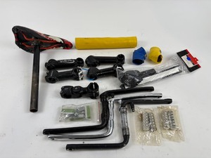 lot 242 image: Bicycle Parts - Stems, BMX Pads, Crankarms