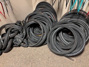 lot 300 image: Bicycle Tires - Used