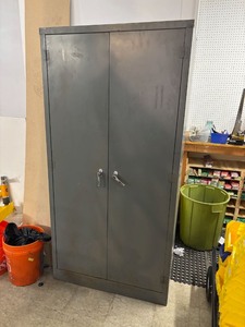 lot 313 image: Steel Storage Cabinet