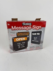 lot 338 image: Store Open  Closed Sign