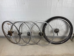 lot 49 image: 26 Bicycle Wheels - Rear  Rim Brake