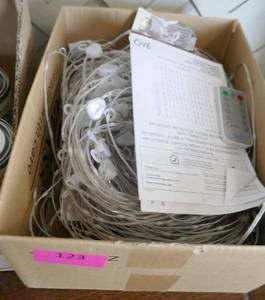 LED Curtain string lights with remote
