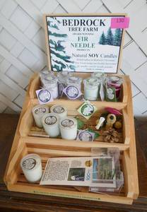 Display of 12 Soy candles