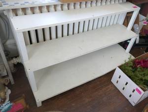 wood display stand, 36 inch wide 25 tall