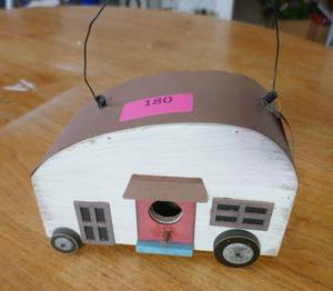 Cute camper bird house