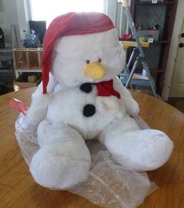 Big 32 inch soft plush snowman