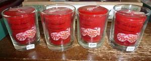 14 candles and holders