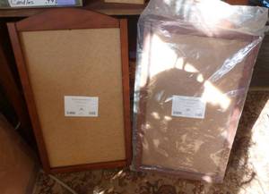 2 Wood calendar frames