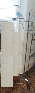 Metal floor stand lamp