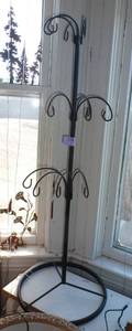 43 inch Display stand with 12 swinging hooks