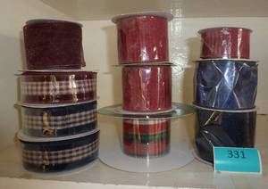10 Spools of ribbon (all wired)