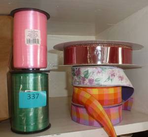 6 misc ribbon spools left