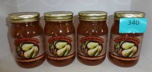 4 Jars of Cinnamon Pear Preserves