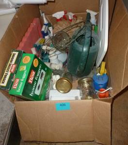 LARGE box of insect chemicals
