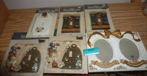 wall switchplates and photo frame