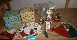 holiday dcor and 2 kleenex box covers