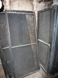Three Vintage Window Screens for your crafting creations