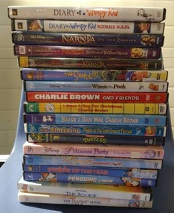 lot 7 image: (18) Kids DVDs