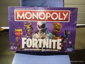 lot 8 image: Fortnite Monopoly - NEW