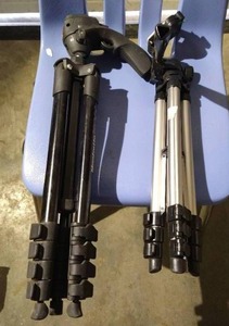 lot 18 image: (2) Camera Tripods