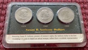 lot 29 image: Susan B Anthony $1 Coin Set