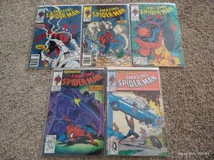 lot 36 image: (5) Amazing Spider-Man Comics - 302-306