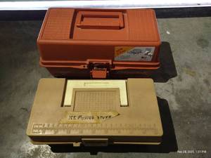 lot 47 image: (2) Tackle Boxes & Contents