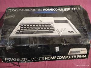 lot 62 image: Vintage Texas Instruments 994a Computer - With Box, Joysticks, Etc