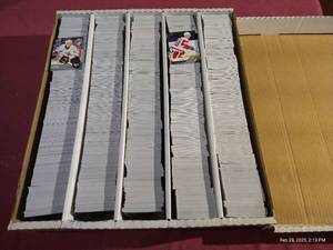 lot 63 image: 5,000 Count Card Box Full of Upper Deck Hockey Cards