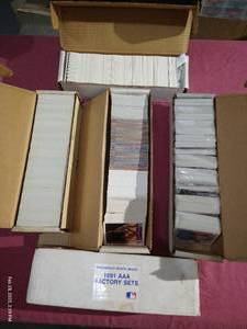 lot 72 image: (5) Boxes of Sports Cards