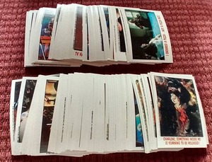 lot 98 image: Stack of 1988 Topps Fright Flicks Cards