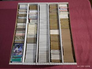 lot 111 image: 5000 Count Box of Baseball Cards