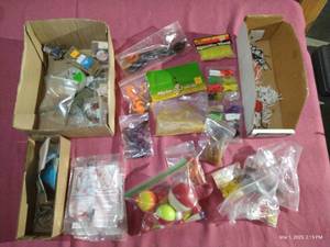 lot 129 image: Box of Fishing Lures & Supplies