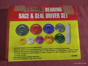 lot 134 image: Bearing Race & Seal Driver Set