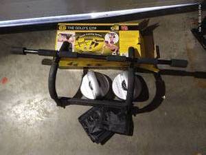 lot 156 image: The Golds Gym Exercise Set