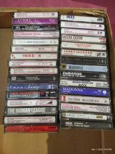 lot 162 image: Casette Tape Lot - Madonna, Etc