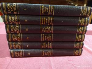 lot 176 image: 1957 Grolier Society Lands & Peoples Volumes 1-6