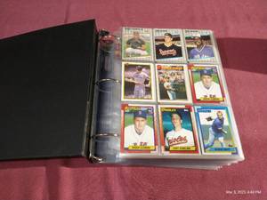 lot 186 image: 1980s90s Baseball Card Album - Almost All Stars