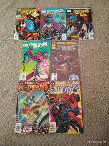 lot 196 image: (7) Spider-Man Comics (1990 Series)