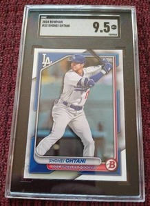 lot 198 image: 2024 Bowman Shohei Ohtani Card - SGC 9.5