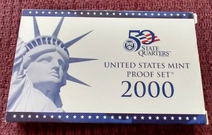 lot 205 image: 2000 U.S. Mint Proof Set