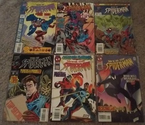 lot 213 image: (6) Web of Spider-Man Comics - Includes Key
