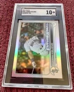 lot 221 image: 2022 Topps Jarred Kelenic Rainbow Foil - SGC 10