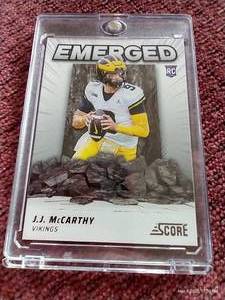 lot 234 image: 2024 Score JJ McCarthy Rookie Card