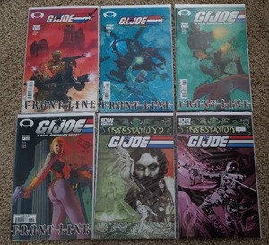 lot 244 image: (6) G.I. Joe Comics