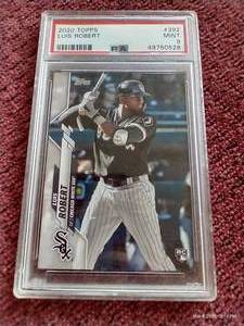 lot 257 image: 2020 Topps Luis Robert Rookie Card - PSA 9